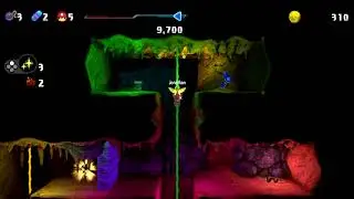 Spelunker Party! - Gameplay - World 1-C - Mine Entrance