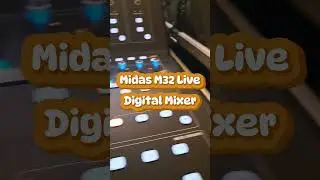Midas M32  Live Digital Mix Console #shortvodeo #midasm32 #digitalmixer