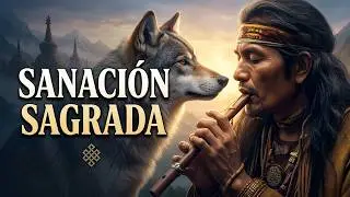 Viaje Espiritual del Lobo | Flauta Tibetana Sagrada | Meditación y Sanación del Alma