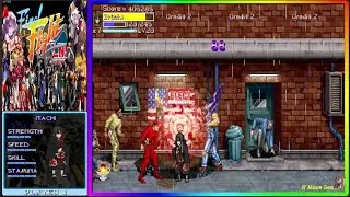 🎮 FINAL FIGHT LNS  + ARRANGED MOD 2.92  - 【OPENBOR】- 💥ITACHI💥  -  MASSIVE MODE - FULL GAMEPLAY