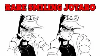 Rare Smiling Jotaro - (JJBA Comic Dub)