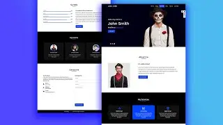 Responsive Portfolio Website With HTML, CSS And JavaScript (Color Picker)