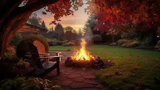Autumn Relax & Warm Fireplace, Relaxing sleep music for meditation, stress relief & relaxation AlEx