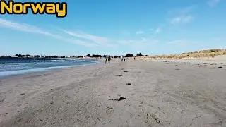 Sola Beach | Walking Tour | Popular Beach in Norway | Treadmill Walking
