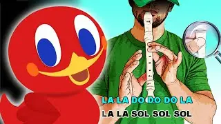 Six Little Ducks | Easy Flute | Tutorial | Cover | Karaoke