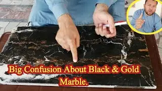 Big Misunderstanding About Black & Gold Marble || Filling and without filling quality