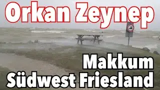 Orkan Zeynep - Makkum Südwest Friesland