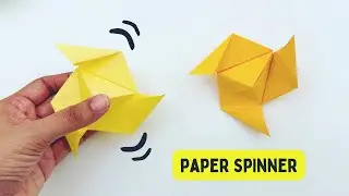 How To Make paper fidget spinner toy For Kids / Nursery Craft Ideas / Paper Craft Easy / KIDS crafts