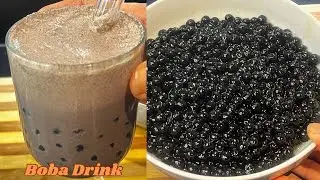 Cookie & Cream Boba Drink | Boba Milk Recipe | Oreo Boba Drink Recipe
