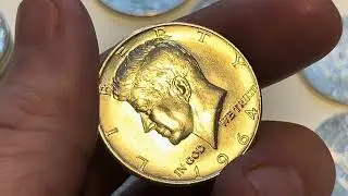 Brilliant Uncirculated American Half Dollars. Pre-20 and and world currency silver coins