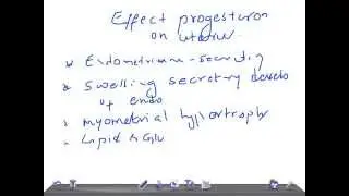 QUICK OBGYN: Effect of Progesterone on Uterus