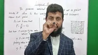 liquid pressure class 9 physics | properties of matter