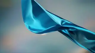 Flying Fabric Motions - Blue Silk 4K No Copyright Christian Worship Motion Backgrounds, Loops.
