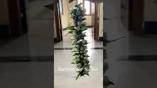 Easy garland making using flowers #shorts #flower #garland #trending #viral