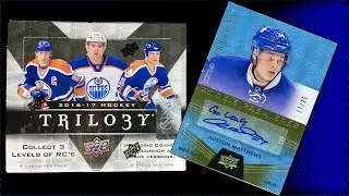 I NEVER OPENED THIS?? 16/17 Upper Deck Trilogy Hockey Hobby Box Break