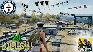 29 KILLS!!!😱 PUBG:NEW STATE  NEW WORLD RECORD I SOLO vs SQUAD  BEST GAMEPLAY