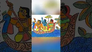 PHAD painting | rajasthani folk art | Krishna painting | radhakrishna