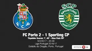 Porto vs Sporting | 2-1 | Liga Portugal | Relato Antena 1