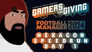 The Hexagon Challenge Begins | !charity !donate | Gamers For Giving 2025 | FM24 | All-Day Stream