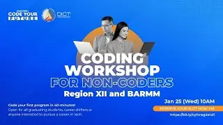 Code Your Future: 40-mins Coding Workshop for Non-Coders for Region XII and BARMM