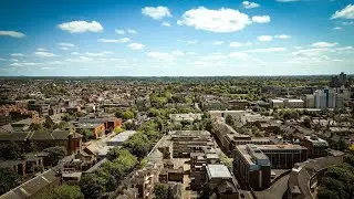 A Bird's Eye View of Leicester - Aerial Stock Footage