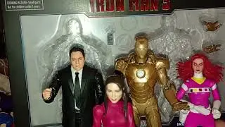 Marvel legends iron man 3 happy Hogan y xxi( midas)