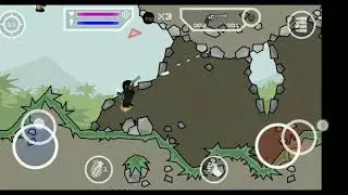 Mini Militia gameplay (part -1),fast survival mode in hack game ⚡(kill 38 )2x speed