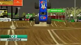 BeamNG.drive Monster Jam Mad Scientist Front flip.