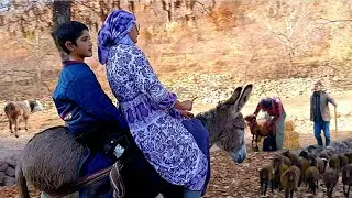 Two-Person Donkey Ride in the Village | Real & Simple Rural Life