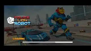 Police Lion Robot