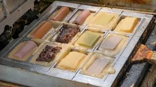 BANGKOK STREET DESSERT | Thai Square Pancake (Imagawayaki)