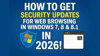 How To Get Security Updates For Web Browsing in Windows 7, 8 & 8.1 in 2026?