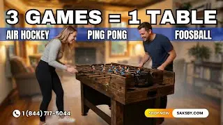 GET KIDS OFF SCREENS FAST! 3-IN-1 GAME TABLE | CALL 1-844-717-5044 TODAY!