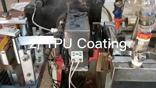 TPU coated webbing production process & machine