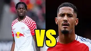 William Saliba vs Castello Lukeba | 2024/25 Season | Arsenal vs Chelsea Target