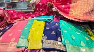 Banarasi Chiffon Georgette Tusser Crape Tissue Soft Silk Saree @swastikcreations9627