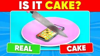Тест: ТОРТ или РЕАЛЬНОСТЬ? ✔️🍰❌ 99% проваливают это испытание! Торт?