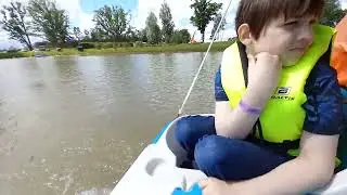 having a Boat ride in AB Park (Avarijas Brigade Park)