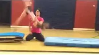 Aimee Armstrong Jaynastics free forward walkover 1st try