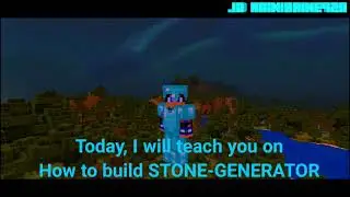 Minecraft Tutorial- How to build Stone Generator | Jd RAINIBRINE 420