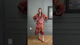 Love this Smythe wrap dress. From the winter animal pattern to the bold summer print.