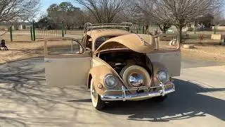 1955 Volkswagen Beetle 1192cc Flat 4-Cylinder Engine 4-Speed Rare Nice 55-6387C