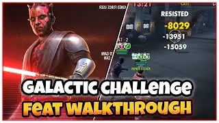 SWGoH - Galactic Challenge vs Imperial Troopers.  EZ claps for once, all feats, 1 team no GLs!