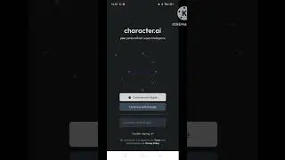 How to sign in in charactor.ai app | #youtube #youtubeshorts #tips #characterai