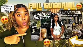 How To Design A Main Character Grid Thumbnail In Canva Pro🍷✨