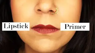 HOW TO MAKE YOUR LIPSTICK BULLETPROOF! | LIPSTICK PRIMER  WEAR TEST