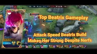 ATTACK SPEED BEATRIX BUILD?!! INSANE DEMAGE!!MLBB