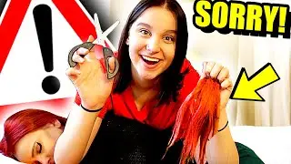 HAARE SCHNEIDEN bei Schwester  im Schlaf ! ✂️😂 ( kurze Haare) - Celina