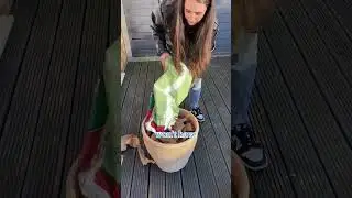 DIY and budget friendly water feature tutorial  I&rsquo;m in love with this garden hack #budgetgardeninspi