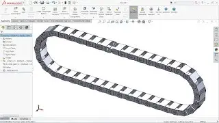 Solidworks tutorial Chain Component Pattern